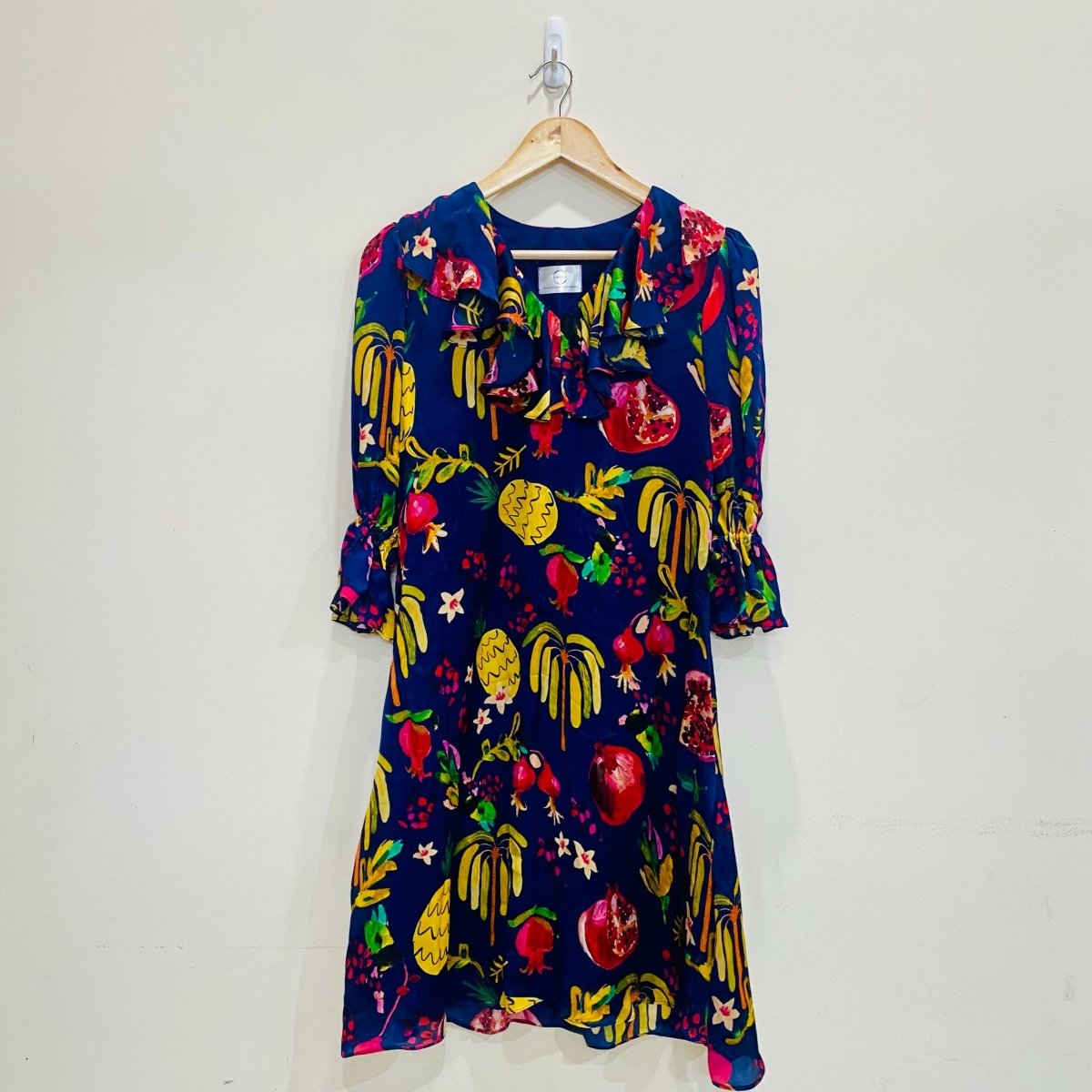 Fruity Delight A - Line Dress | Verified Sustainable by Brown Living™