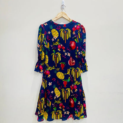 Fruity Delight A - Line Dress | Verified Sustainable by Brown Living™