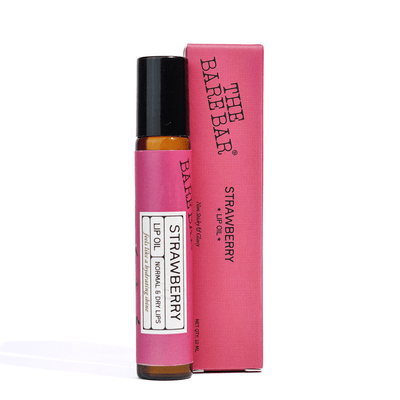 Fruity Strawberry Lip Oil for Glossy Finish – Lip Balms on Brown Living™. SKU: 8904448005769. Img 1.