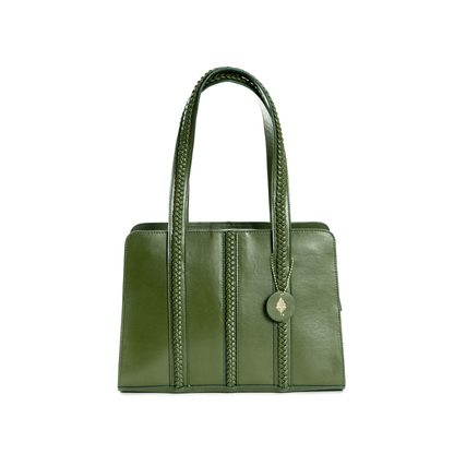 Gaia (Green) | Women's bag made with Cactus Leather | Verified Sustainable by Brown Living™