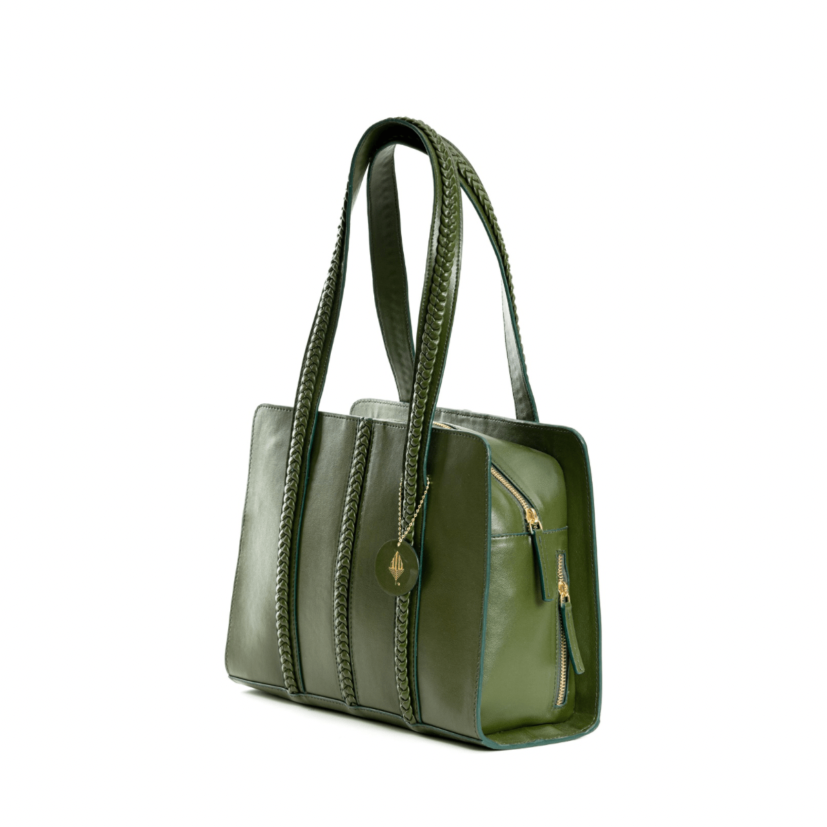 Gaia (Green) | Women's bag made with Cactus Leather | Verified Sustainable by Brown Living™
