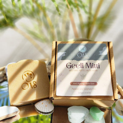 Geeli Mitti Soap Bar | Multani Mitti – Body Soap on Brown Living™. SKU: GM - SB. Img 2.