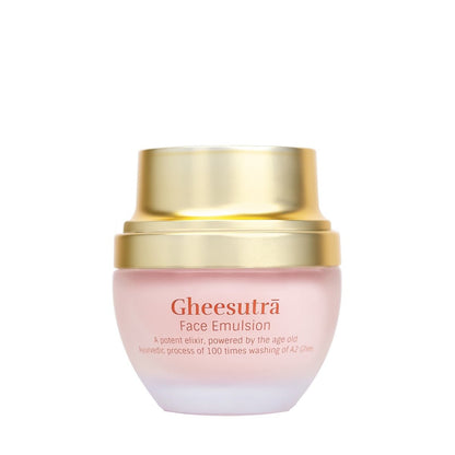 Gheesutra Face Emulsion 30ml - Hydrating Moisturizer | Verified Sustainable by Brown Living™