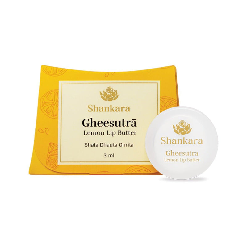 Gheesutra Lemon Lip Butter 4ml | Verified Sustainable by Brown Living™