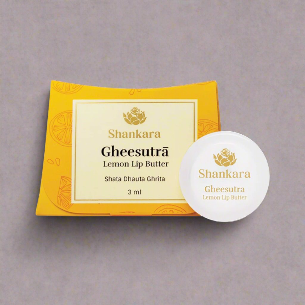 Gheesutra Lemon Lip Butter 4ml | Verified Sustainable by Brown Living™