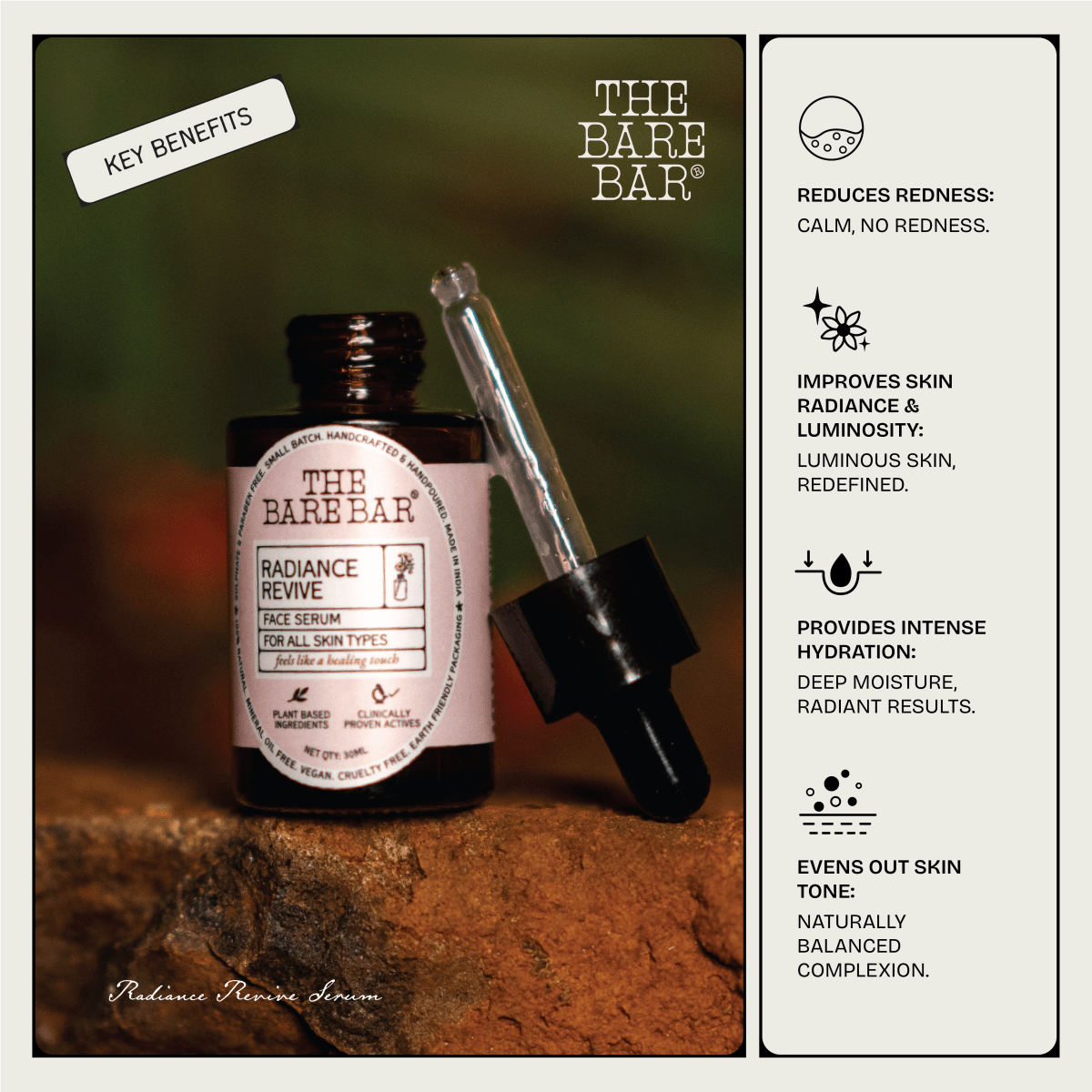 Glow Boosting Radiance Revive Serum for Dull Skin | Verified Sustainable by Brown Living™