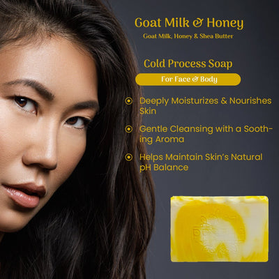 Goat Milk & Honey | Cold Process Handmade Soap – Body Soap on Brown Living™. SKU: phpnl 909111. Img 2.