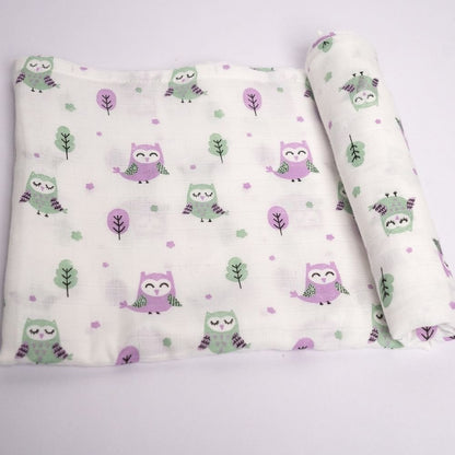 GOTs Certified Muslin Baby Swaddles - Set of 4 | Verified Sustainable by Brown Living™