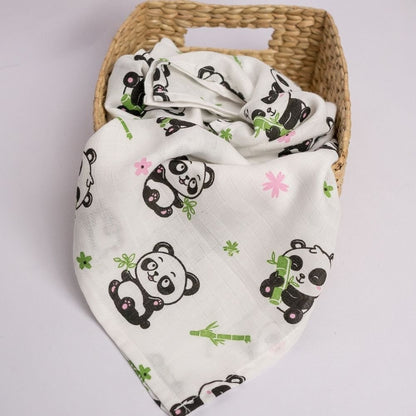 GOTs Certified Muslin Baby Swaddles - Set of 4 | Verified Sustainable by Brown Living™