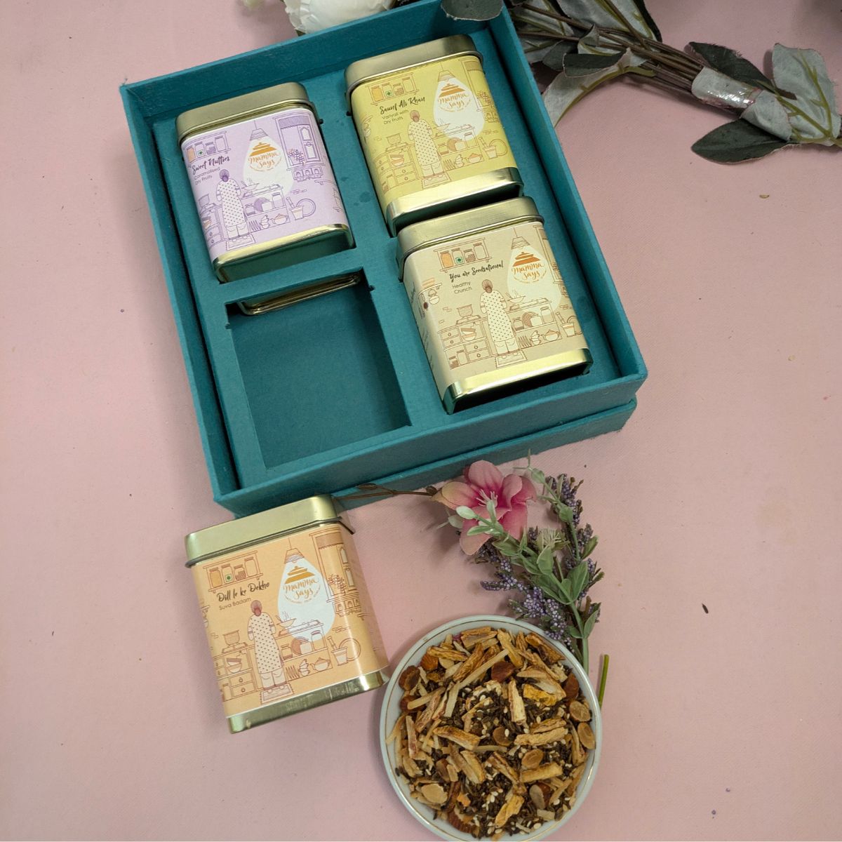 Gourmet Mukhwas Gift Box – Saunf, Suva, Ajwain & Nuts | Verified Sustainable by Brown Living™