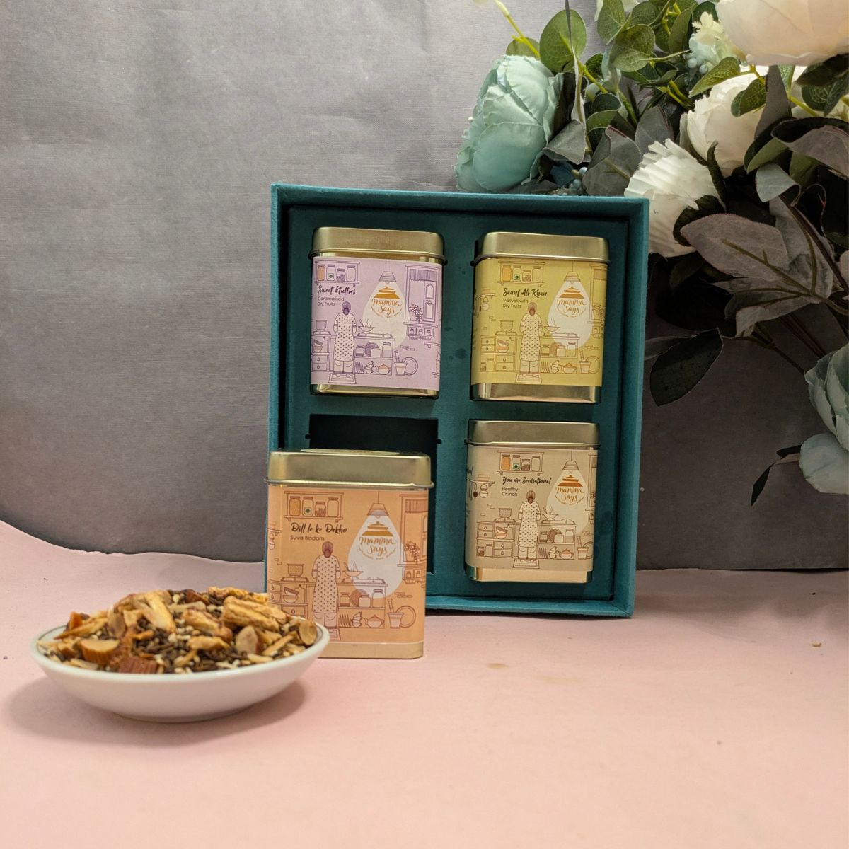 Gourmet Mukhwas Gift Box – Saunf, Suva, Ajwain & Nuts | Verified Sustainable by Brown Living™