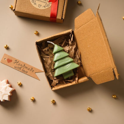 Green Christmas Tree Candle Set | Verified Sustainable by Brown Living™