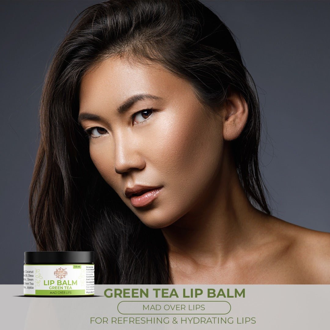 Green Tea Lip Balm | Antioxidant & Hydrating Care | Verified Sustainable by Brown Living™