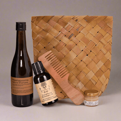 Hair Fall Solution Hamper – Gift Giving on Brown Living™. SKU: SKU_K08. Img 1.