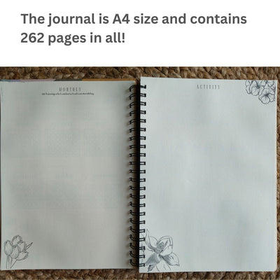 Hand - in - Hand: A guided journal for Mothers – Notebooks & Notepads on Brown Living™. SKU: SMPGJ. Img 4.