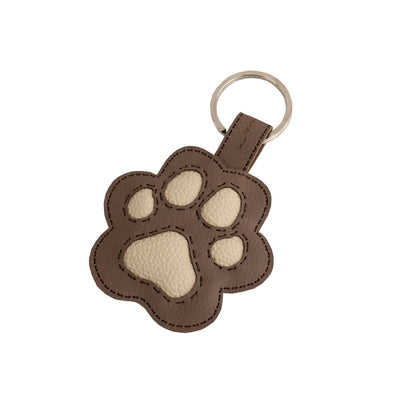 Handcrafted and Upcycled Paw Key Chain – Gift on Brown Living™. SKU: KC009 - KC. Img 2.