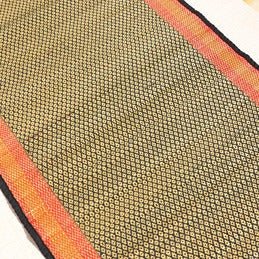 Handcrafted Madurkathi Floor Mat (2ft x 5ft) – Mats & Rugs on Brown Living™. SKU: MKLMAT003J. Img 10.