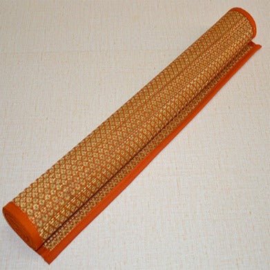 Handcrafted Madurkathi Floor Mat (2ft x 5ft) – Mats & Rugs on Brown Living™. SKU: MKLMAT003B. Img 1.