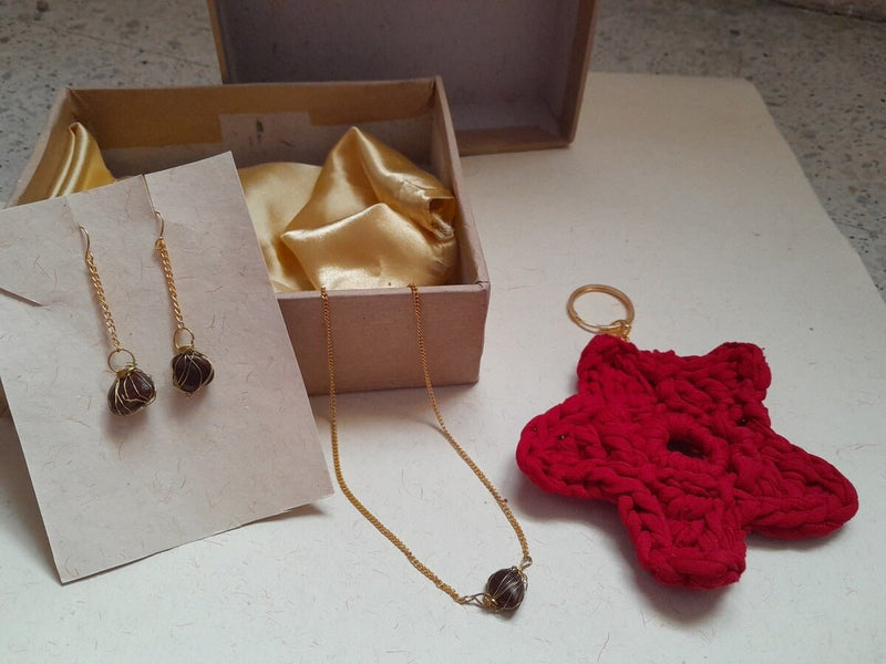 Handcrafted Seed Jewelry Gift Set for Nature Lovers | Verified Sustainable by Brown Living™