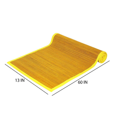 Handmade Bamboo Plain Table Runner – Table Linens on Brown Living™. SKU: SK - BTR - RG - 01 - YL. Img 10.