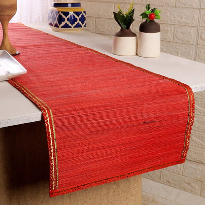 Handmade Bamboo Plain Table Runner | Verified Sustainable by Brown Living™