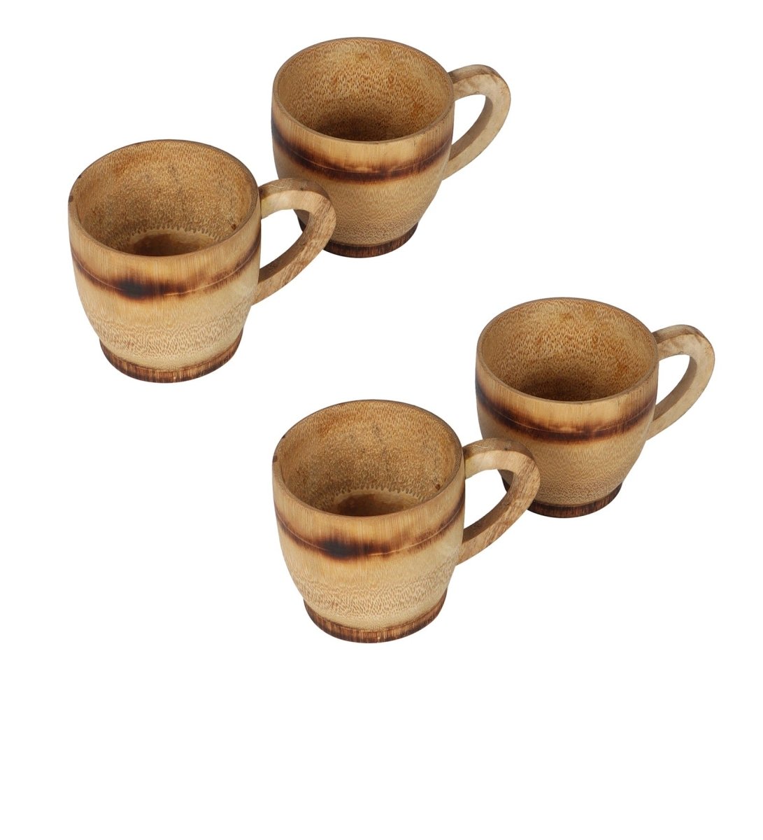 Handmade Bamboo Tea Cup (Set of 4) | Verified Sustainable by Brown Living™