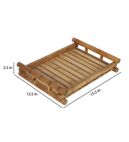 Handmade Bamboo Tray | Verified Sustainable by Brown Living™