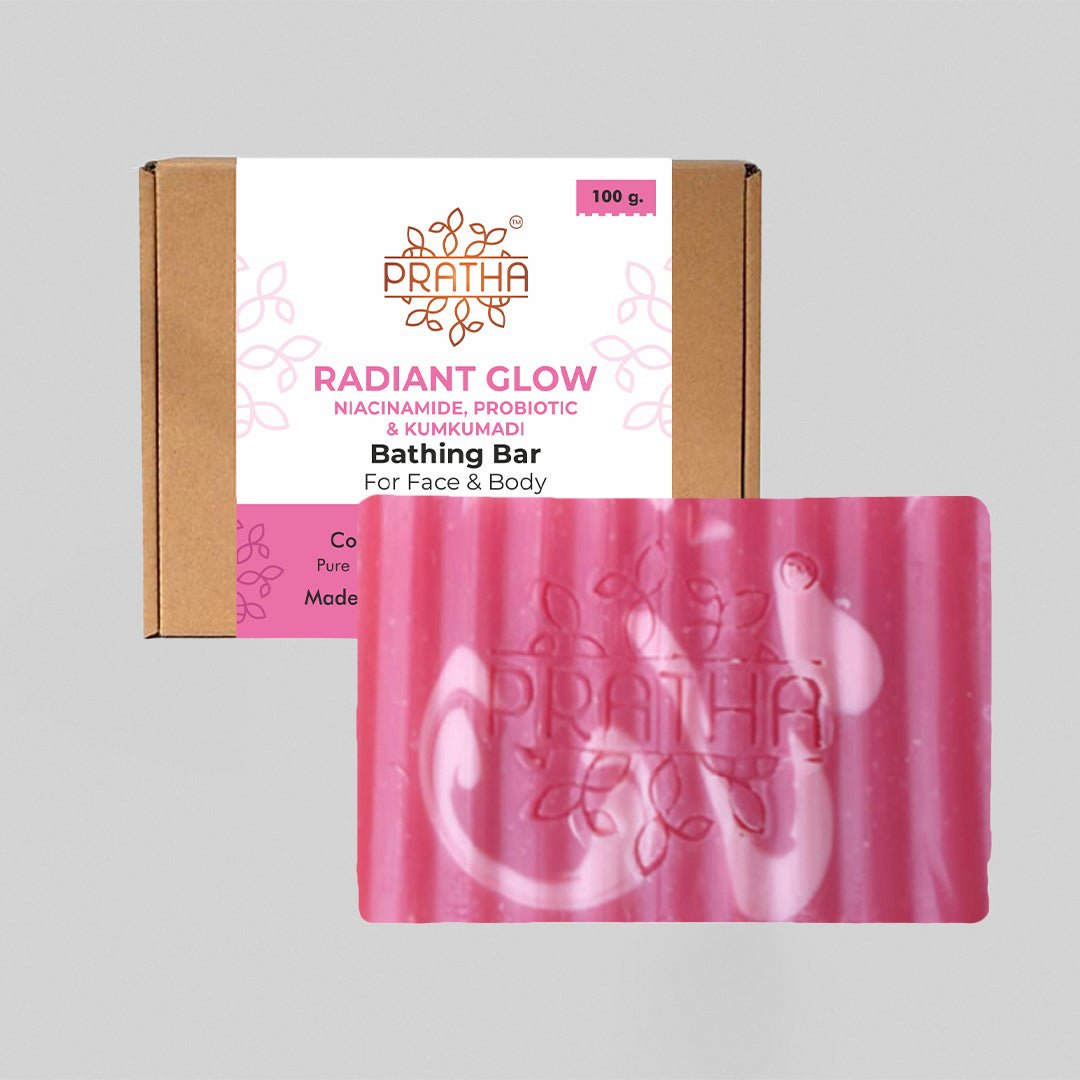 Handmade Cold Process Niacinamide Probiotic Kumkumadi Glow Soap | Verified Sustainable by Brown Living™