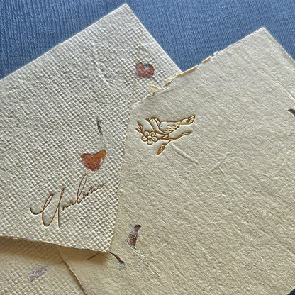 Handmade Note Cards for Personal Messages | Verified Sustainable by Brown Living™