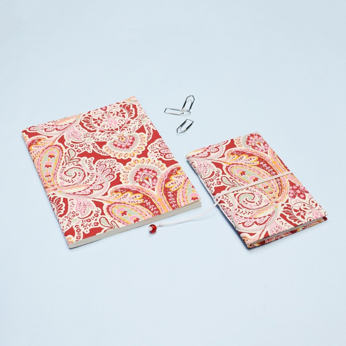 Handmade Paisley Diary & Pocket Diary Set | Verified Sustainable by Brown Living™