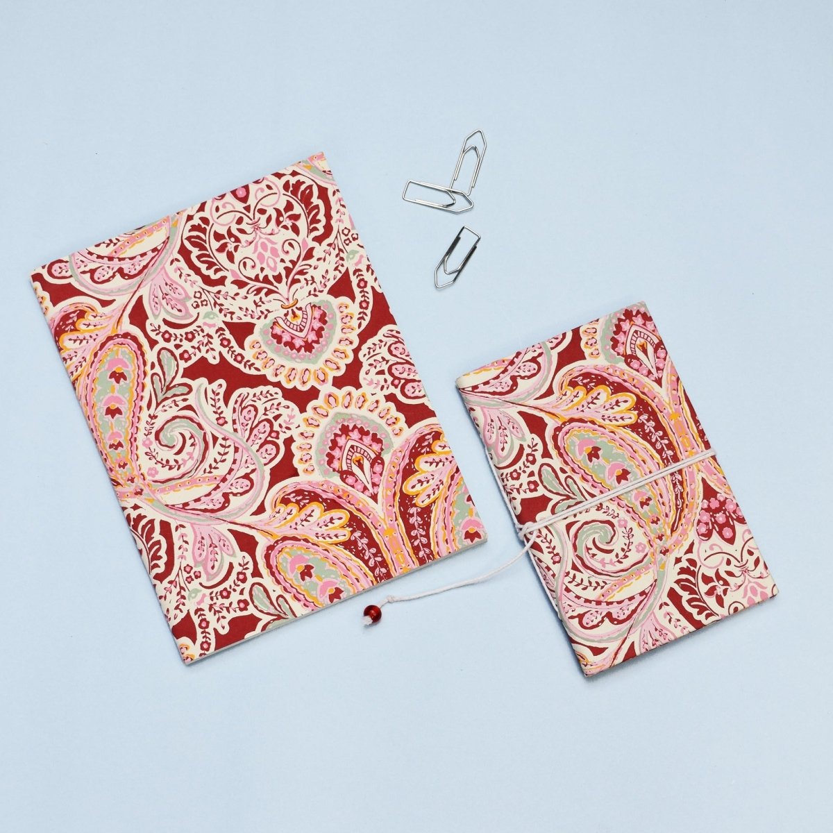 Handmade Paisley Diary & Pocket Diary Set | Verified Sustainable by Brown Living™