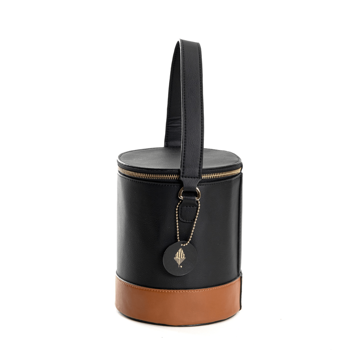 Hemera (Black & Gingerbread) | Women's Bag made with Apple Leather | Verified Sustainable by Brown Living™