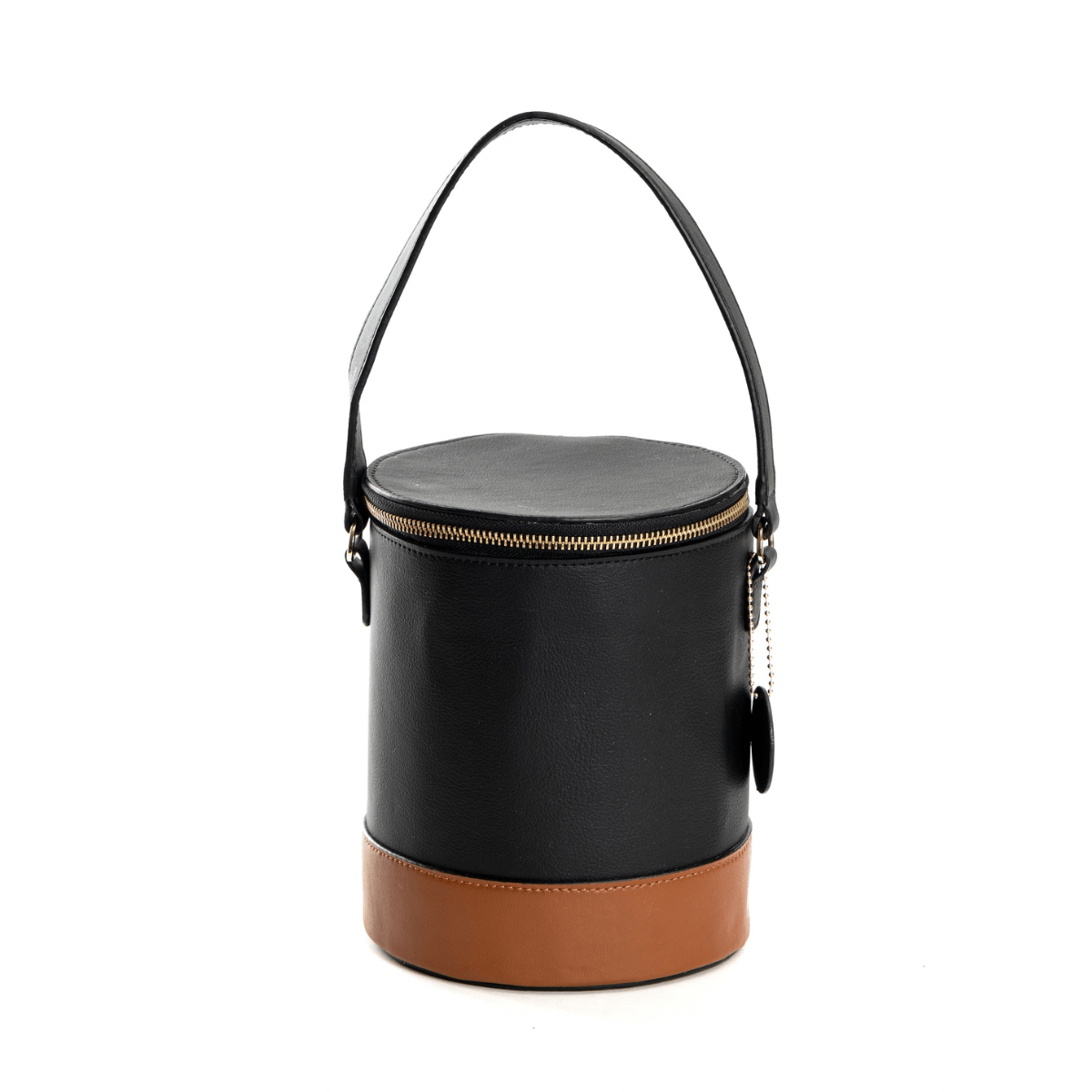 Hemera (Black & Gingerbread) | Women's Bag made with Apple Leather – Womens Handbag on Brown Living™. SKU: BGH 5001. Img 5.