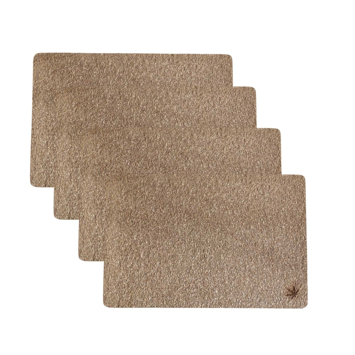 Sustainable Hemp Rectangular Placemats | Verified Sustainable by Brown Living™