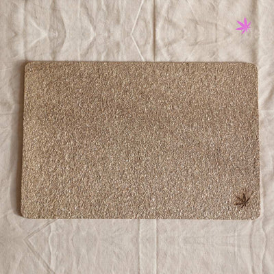 Sustainable Hemp Rectangular Placemats – Table Essentials on Brown Living™. SKU: HI02034. Img 1.
