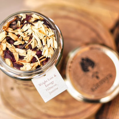 Hibiscus & Jasmine Tea - Floral Detox Herbal Blend - 40g | Verified Sustainable by Brown Living™