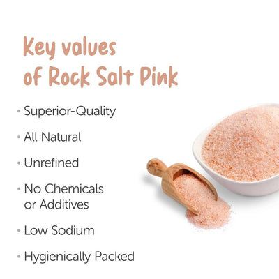 Himalayan Pink Salt 2.4 kg - Natural, Pure, Unrefined – Seasonings & Spices on Brown Living™. SKU: 2HS_RSPH - 24H. Img 3.