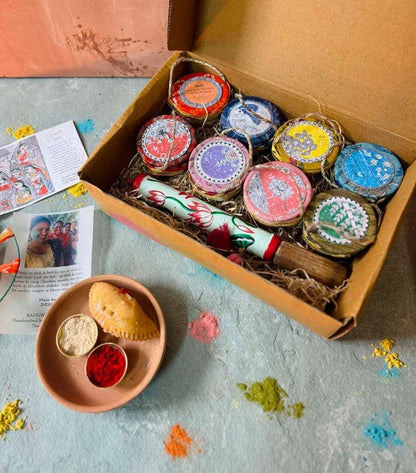 Holi Dabba - 10 Types Gift Box | Verified Sustainable by Brown Living™