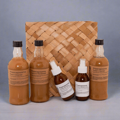 Home Wellness hamper – Cleaning Products on Brown Living™. SKU: SKU_K02. Img 1.