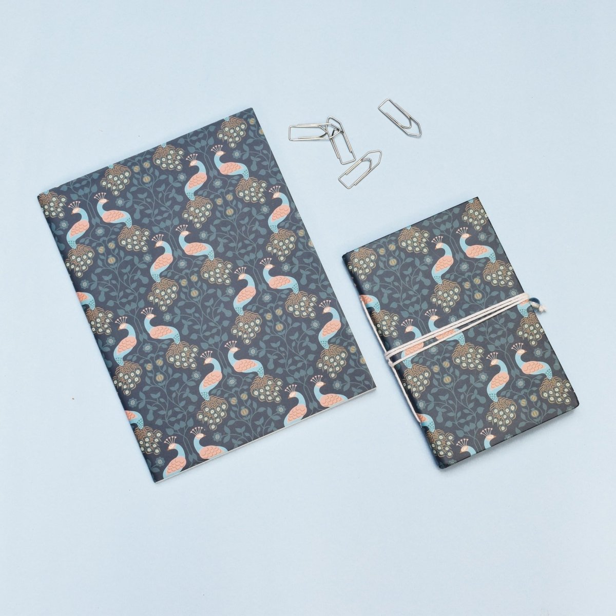 Indian Peacok Diary & Pocket Diary Set | Verified Sustainable by Brown Living™