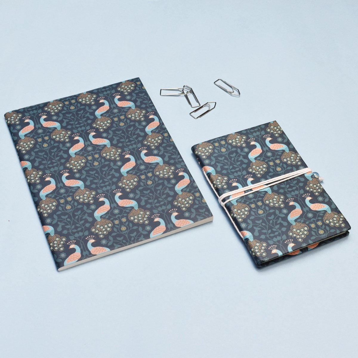 Indian Peacok Diary & Pocket Diary Set | Verified Sustainable by Brown Living™