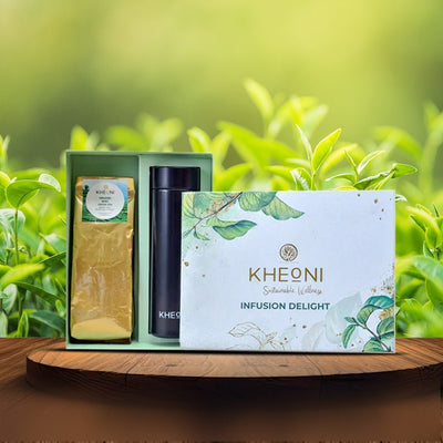 Infusion Delight Herbal Relaxation Tea with Temperature Control Bottle – Tea on Brown Living™. SKU: SFTEGT100G. Img 1.