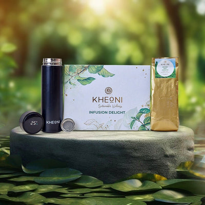 Infusion Delight Herbal Relaxation Tea with Temperature Control Bottle – Tea on Brown Living™. SKU: SFTEGT100G. Img 4.