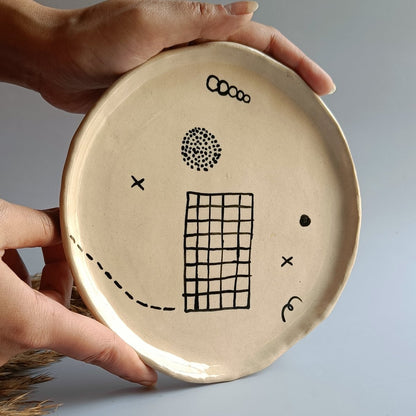 Ink & Earth Quarter Plate | Verified Sustainable by Brown Living™