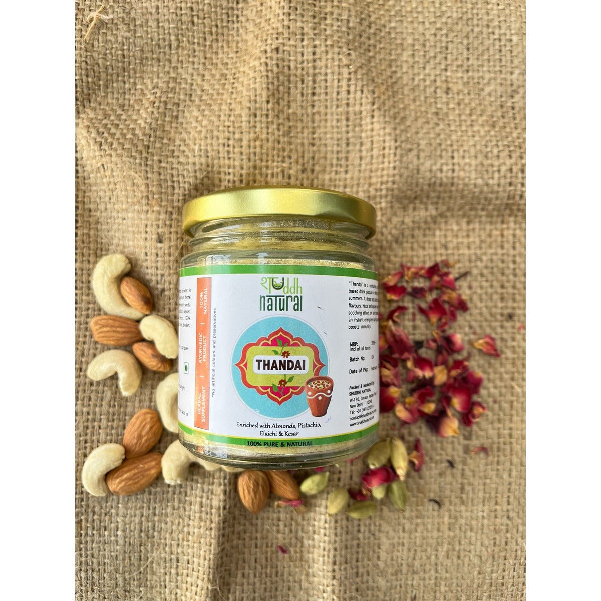 Instant Ayurvedic Thandai Powder | 100g | Verified Sustainable by Brown Living™