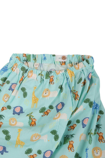 100% Cotton Jungle Jammies Kids Collar Night Suit Set – Kids Nightwear on Brown Living™. SKU: JJS23K1. Img 5.