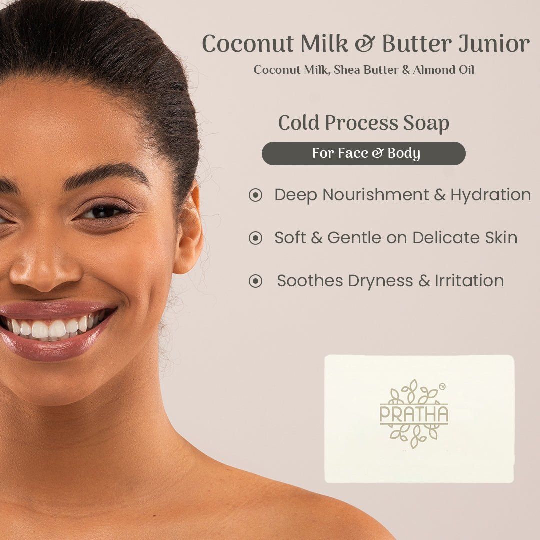 Junior Soap | Coconut Milk & Butter | Cold Process Handmade Soap | Verified Sustainable by Brown Living™