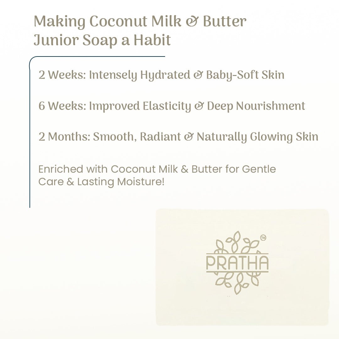 Junior Soap | Coconut Milk & Butter | Cold Process Handmade Soap | Verified Sustainable by Brown Living™