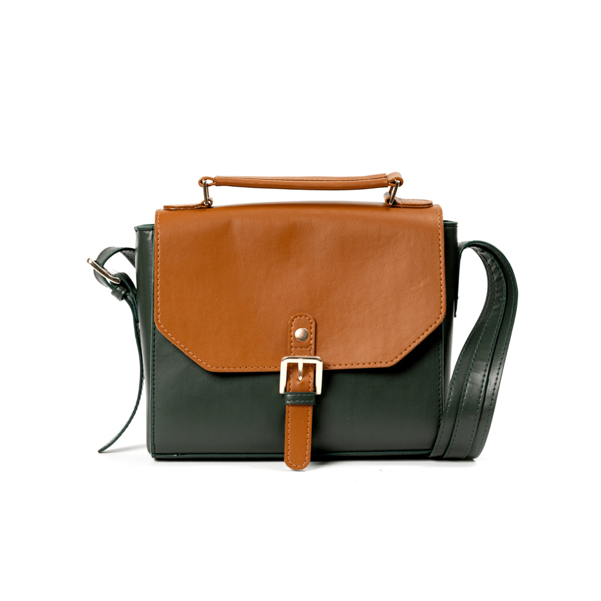Juniper Vegan Leather Sling Bag - Green | Verified Sustainable by Brown Living™