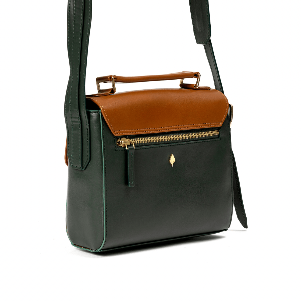 Juniper Vegan Leather Sling Bag - Green | Verified Sustainable by Brown Living™